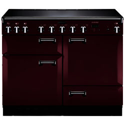 Rangemaster Leckford 110cm Electric Induction Range Cooker Cranberry/Chrome